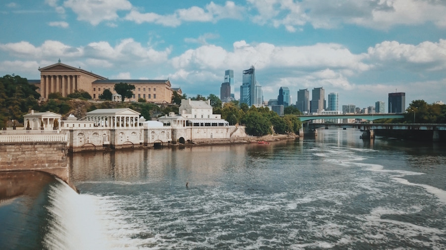 Top Philly communities on the water with skyline view.