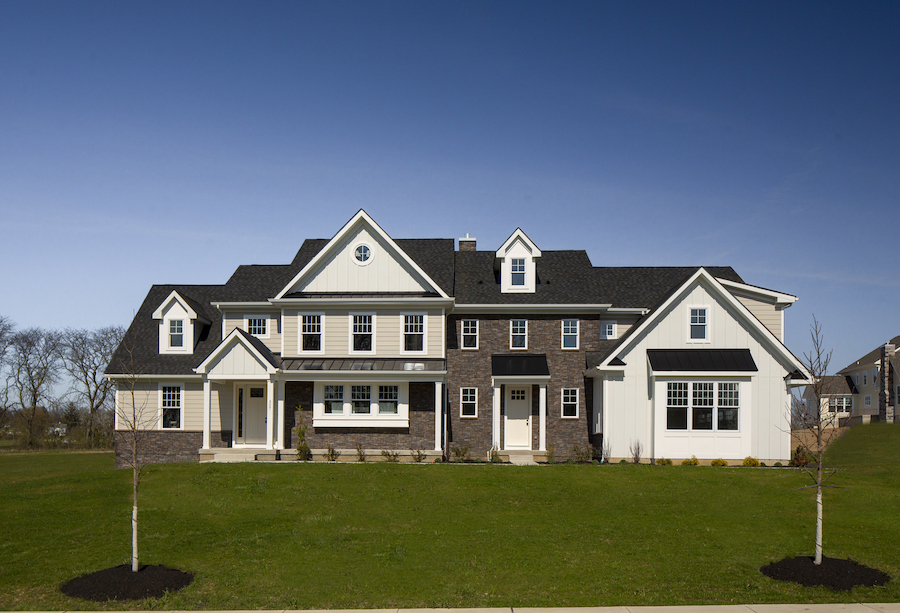 The exterior of a home for sale in Julius Farms.