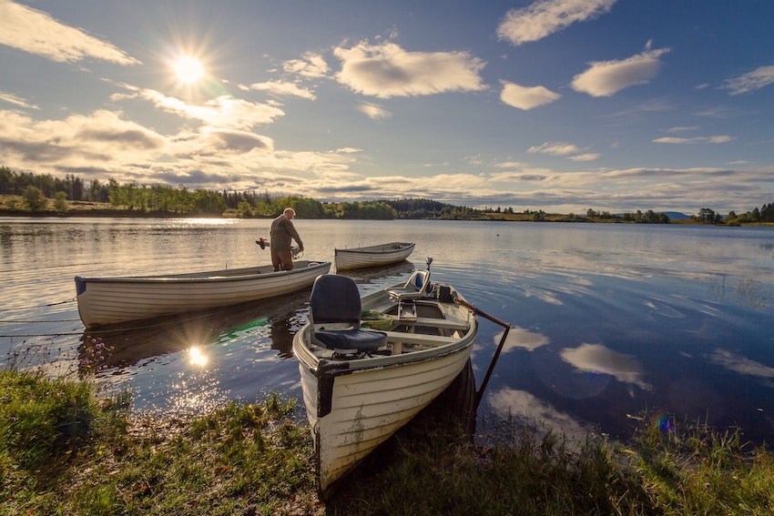 boating at nockamixon state park